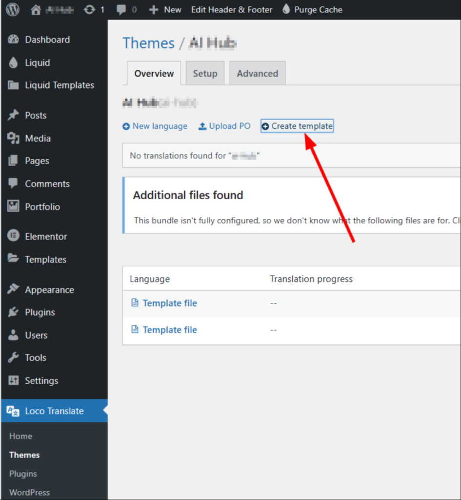 Translating Theme - LogisticsHub Theme Documentation